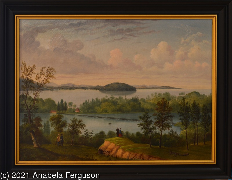 Picture of artwork after restoration by Anabela Ferguson